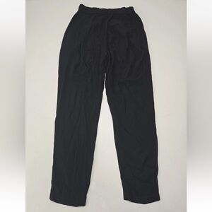 Raquel Allegra Crepe Ankle Black Crop Pant Size 0 Womens